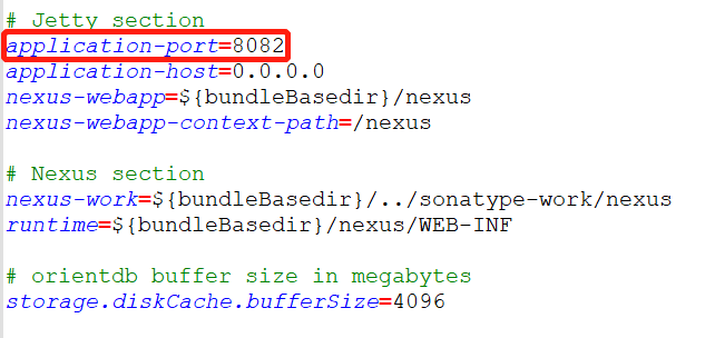 nexus 端口号